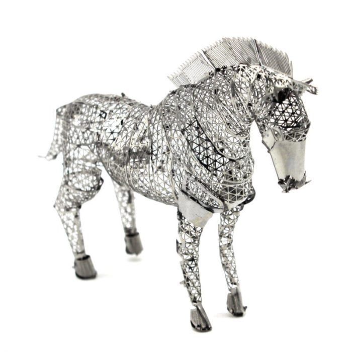  Mô Hình Kim Loại Lắp Ráp 3D Metal Mosaic Con Ngựa Horse – MP653 