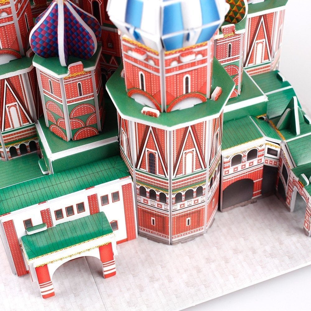 Mô Hình Giấy 3D Lắp Ráp CubicFun Nhà Thờ Chính Tòa Thánh Vasily (92 mảnh, Saint Basil's Cathedral) C239h - PP082 