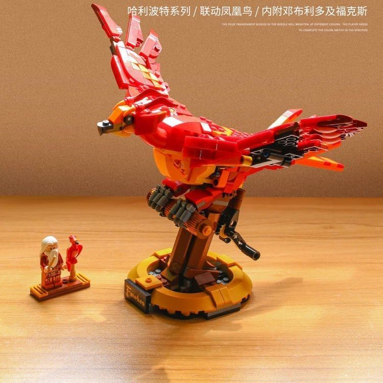  Mô Hình Nhựa 3D Lắp Ráp Harry Potter Phượng Hoàng Lửa Fawkes 86394 (597 mảnh) - LG0070 