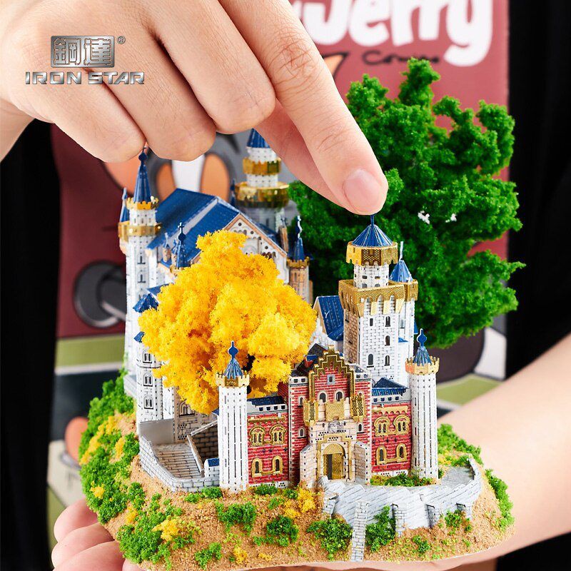  Mô Hình Kim Loại 3D Lắp Ráp Iron Star Lâu Đài Cổ Tích (Neuschwanstein Castle) - MP1071 