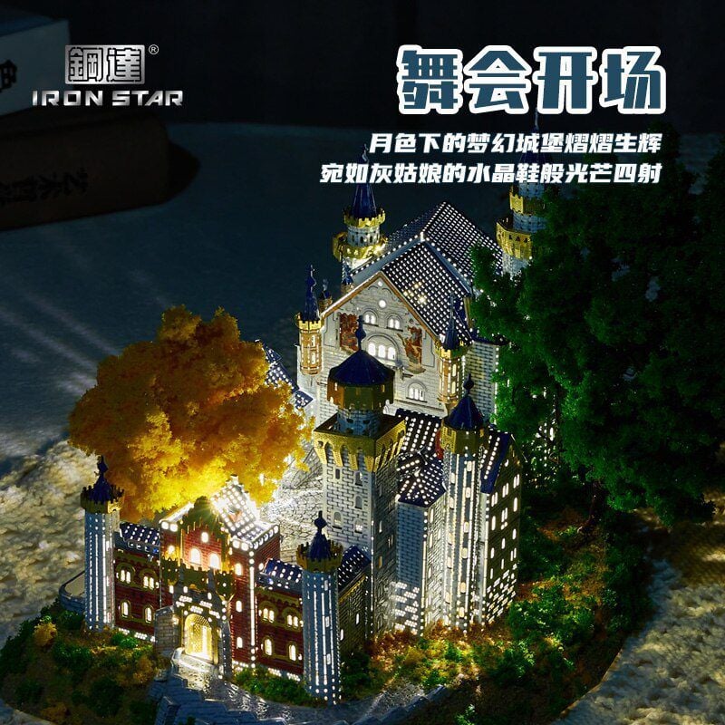  Mô Hình Kim Loại 3D Lắp Ráp Iron Star Lâu Đài Cổ Tích (Neuschwanstein Castle) - MP1071 