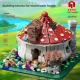  Mô Hình Nhựa 3D Lắp Ráp JUHANG Ngôi Nhà Nấm 86006 (2633 mảnh, Mushroom House) – LG0018 