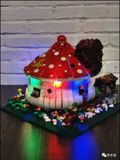  Mô Hình Nhựa 3D Lắp Ráp JUHANG Ngôi Nhà Nấm 86006 (2633 mảnh, Mushroom House) – LG0018 