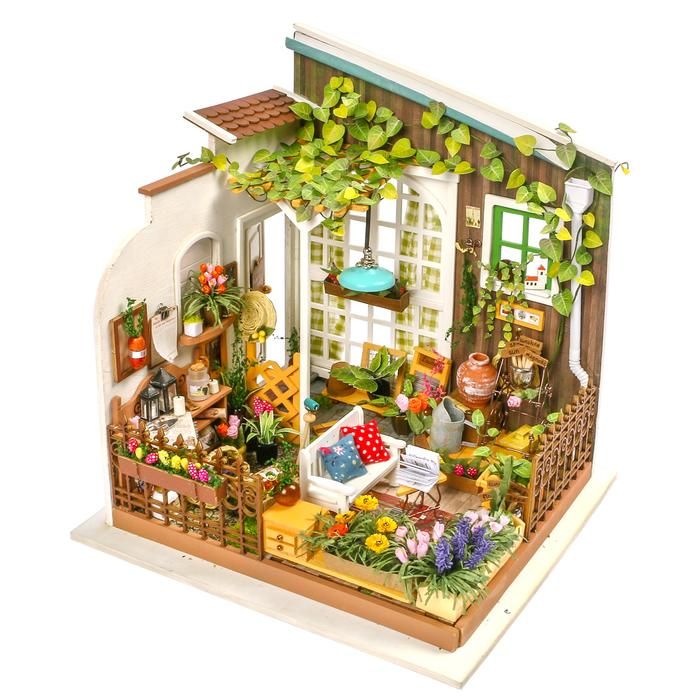  Mô Hình Gỗ 3D Lắp Ráp ROBOTIME DIY Dollhouse Nhà Tí Hon Miller's Garden DG108 – WP043 