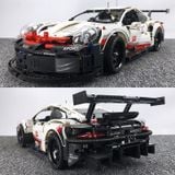  Mô Hình Nhựa 3D Lắp Ráp Siêu Xe Đua Porsche 911 RSR (1631 mảnh,  Super Racing Car) 011 - LG0059 