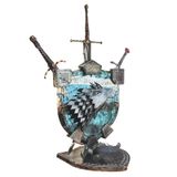  Mô Hình Kim Loại Lắp Ráp 3D Metal Head Game of Thrones Gia Huy Nhà Stark Sigil (30 mảnh, Nhiều Màu) – MP953 