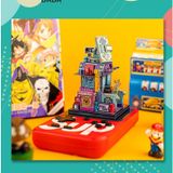 Mô Hình Kim Loại Lắp Ráp 3D MU Thế Giới Trò Chơi Nhật Bản (77 mảnh, Travel to World - Japan Games City) YM-N104-G – MP937 