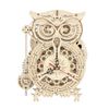 Mô Hình Gỗ 3D Lắp Ráp ROBOTIME Đồng Hồ Con Cú The Owl Clock LK503 – WP145