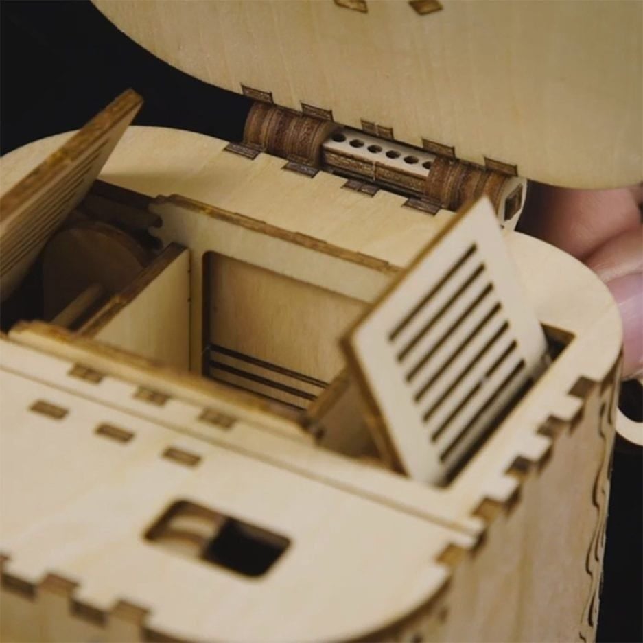  Mô Hình Gỗ 3D Lắp Ráp ROBOTIME Hộp Kho Báu Treasure Box LK502 – WP003 