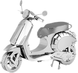  Mô Hình Kim Loại Lắp Ráp 3D Metal Head Xe Vespa Primavera – MP1014 