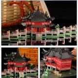  Mô Hình Kim Loại Lắp Ráp 3D MU Cầu Cửu Khúc (61 mảnh, Yu Garden Nine Curved Bridge) N093-C – MP826 