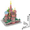  Mô Hình Giấy 3D Lắp Ráp CubicFun Nhà Thờ Chính Tòa Thánh Vasily (92 mảnh, Saint Basil's Cathedral) C239h - PP082 