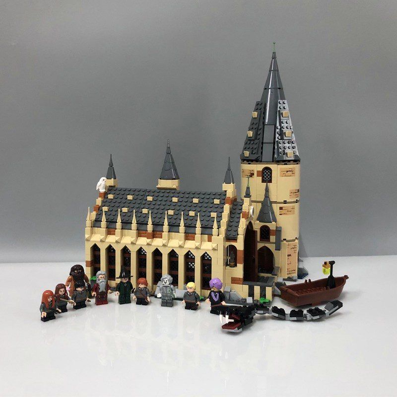  Mô Hình Nhựa 3D Lắp Ráp OEM Harry Potter Đại Sảnh Trường Hogwarts (931 mảnh, Lego 75954 Hogwarts Great Hall) S7307 - LG0147 
