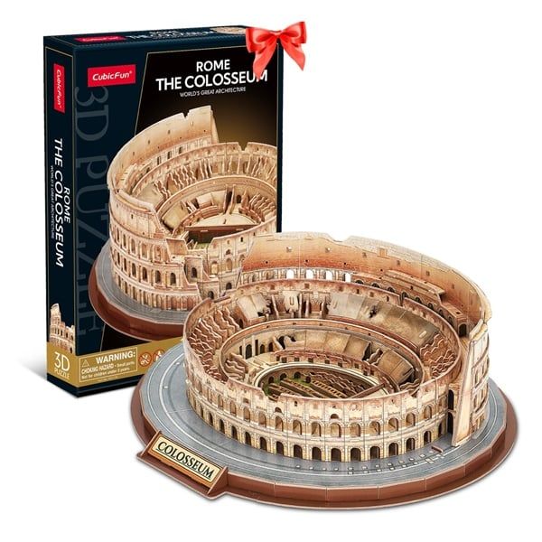  Mô Hình Giấy 3D Lắp Ráp CubicFun Đấu Trường La Mã (163 mảnh, Italy Rome Colosseum) MC279h - PP072 
