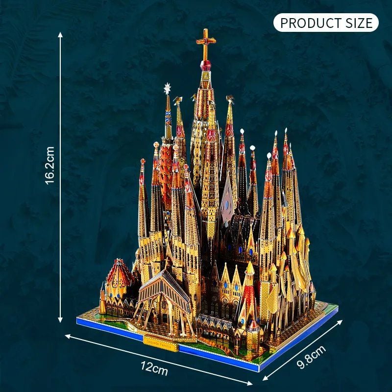  Mô Hình Kim Loại Lắp Ráp 3D Microworld Nhà Thờ Sagrada Família (311 mảnh) J072 - MP1170 