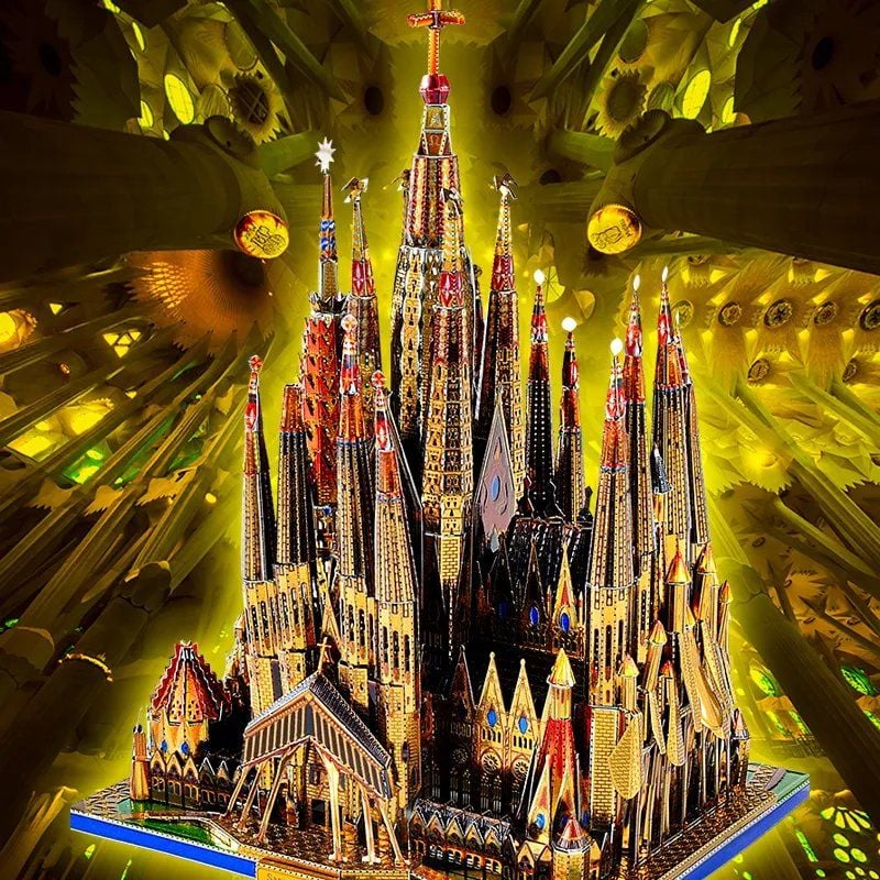  Mô Hình Kim Loại Lắp Ráp 3D Microworld Nhà Thờ Sagrada Família (311 mảnh) J072 - MP1170 