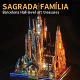  Mô Hình Kim Loại Lắp Ráp 3D Microworld Nhà Thờ Sagrada Família (311 mảnh) J072 - MP1170 