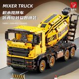  Mô Hình Nhựa 3D Lắp Ráp TGL Xe Trộn Bê Tông T4005 (Mixer Truck, 3388 mảnh) – LG0114 