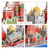  Mô Hình Giấy 3D Lắp Ráp CubicFun Moscow Cityline (204 mảnh) MC266h - PP031 