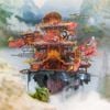  Mô Hình Kim Loại Lắp Ráp 3D MU Nhân Duyên Cát (185 mảnh, Đế Mica Màu, Marriage Pavilion) YM-N108 – MP900 