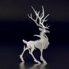 Mô Hình Kim Loại Lắp Ráp 3D Steel Warcraft Nai Sừng Xám Nhỏ Little Nightmare Deer – SW001