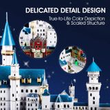  Mô Hình Giấy 3D Lắp Ráp CubicFun Lâu Đài Cổ Tích Tại Đức (128 mảnh, Neuschwanstein Castle, Đèn LED) L174h - PP075 