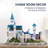  Mô Hình Giấy 3D Lắp Ráp CubicFun Lâu Đài Cổ Tích Tại Đức (128 mảnh, Neuschwanstein Castle, Đèn LED) L174h - PP075 
