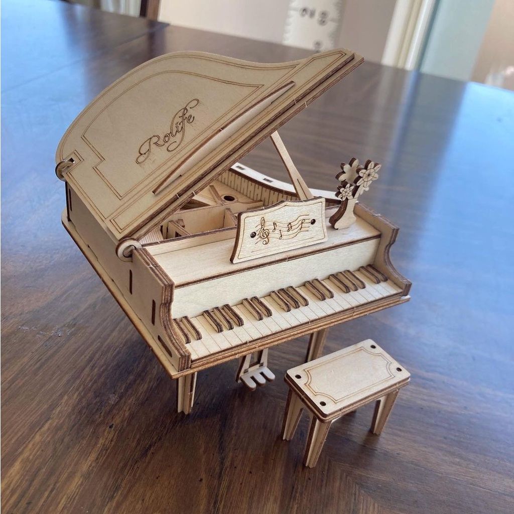  Mô Hình Gỗ 3D Lắp Ráp ROBOTIME Đàn Grand Piano TG402 – WP053 