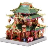  Mô Hình Kim Loại Lắp Ráp 3D MU Di Hồng Viện (82 mảnh, Không LED, Yihong Courtyard) YM-N079-E – MP797 