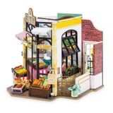  Mô Hình Gỗ 3D Lắp Ráp ROBOTIME DIY Dollhouse Nhà Tí Hon Carl's Fruit Shop DG142 – WP047 