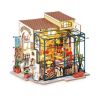 Mô Hình Gỗ 3D Lắp Ráp ROBOTIME DIY Dollhouse Nhà Tí Hon Emily's Flower Shop DG145 – WP049