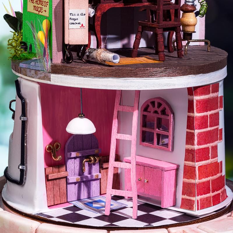  Mô Hình Gỗ 3D Lắp Ráp ROBOTIME Rolife DIY Dollhouse Nhà Tí Hon Căn Phòng Bí Mật (Secluded Neighbour) DS003 – WP215 