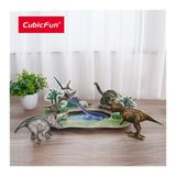  Mô Hình Giấy 3D Lắp Ráp CubicFun Công Viên Khủng Long DS0973h (43 mảnh, National Geographic Dinosaur Park) - PP053 