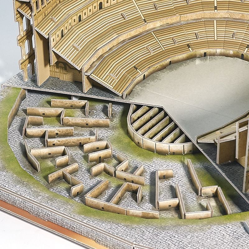  Mô Hình Giấy 3D Lắp Ráp CubicFun Đấu Trường La Mã (131 mảnh, National Geographic The Colosseum) DS0976h - PP057 