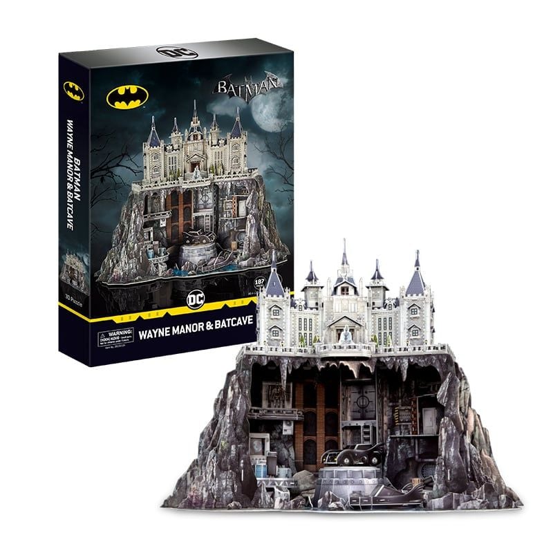  Mô Hình Giấy 3D Lắp Ráp CubicFun Batman Wayne Manor & Batcave (187 mảnh) DS1022h - PP010 