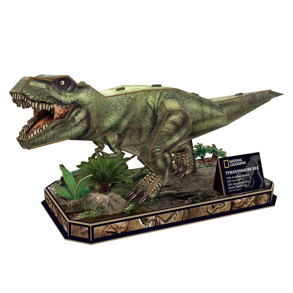  Mô Hình Giấy 3D Lắp Ráp CubicFun Tyrannosaurus REX (52 mảnh, dinosaur) DS1051h  - PP013 