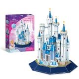  Mô Hình Giấy 3D Lắp Ráp CubicFun Disney Lâu Đài Công Chúa Lọ Lem (106 mảnh, Cinderella's Dream Castle) DS1124h - PP085 
