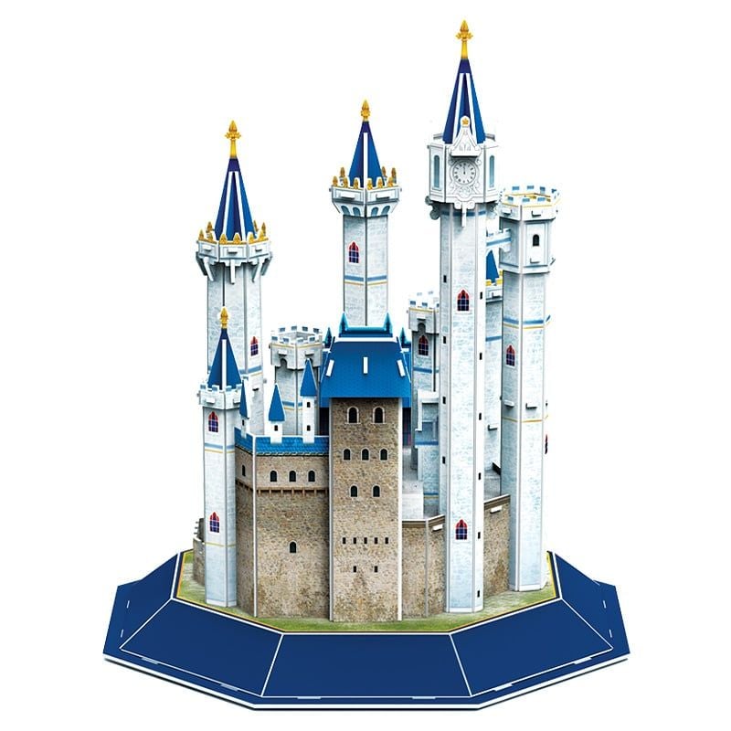  Mô Hình Giấy 3D Lắp Ráp CubicFun Disney Lâu Đài Công Chúa Lọ Lem (106 mảnh, Cinderella's Dream Castle) DS1124h - PP085 