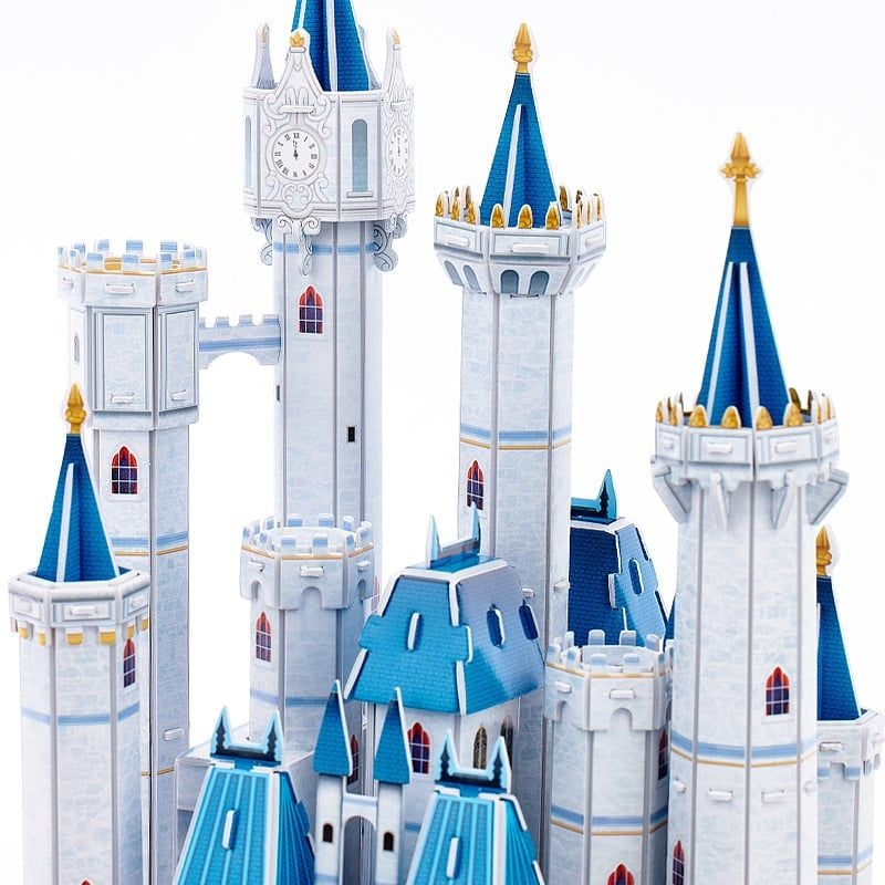  Mô Hình Giấy 3D Lắp Ráp CubicFun Disney Lâu Đài Công Chúa Lọ Lem (106 mảnh, Cinderella's Dream Castle) DS1124h - PP085 