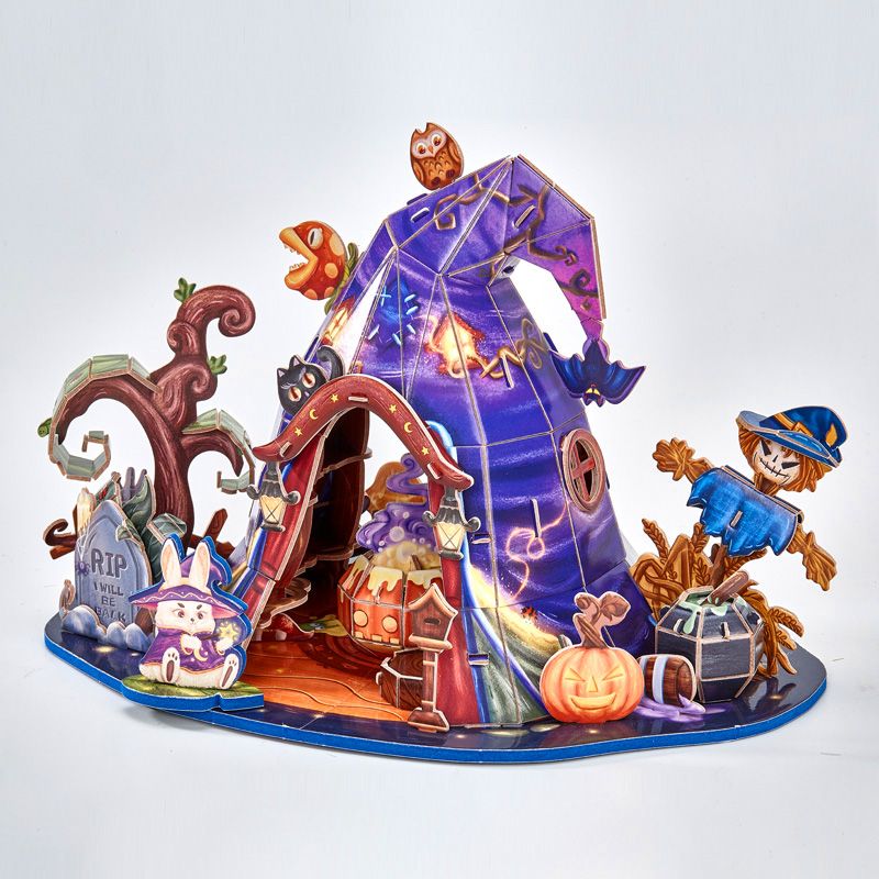  Mô Hình Giấy 3D Lắp Ráp CubicFun Magic Forest Magic World (72 mảnh) E1631h - PP015 