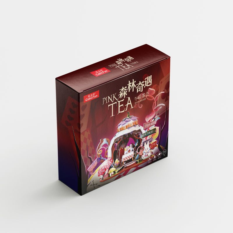  Mô Hình Giấy 3D Lắp Ráp CubicFun Magic Forest Pink Teah (57 mảnh) E1632h - PP017 