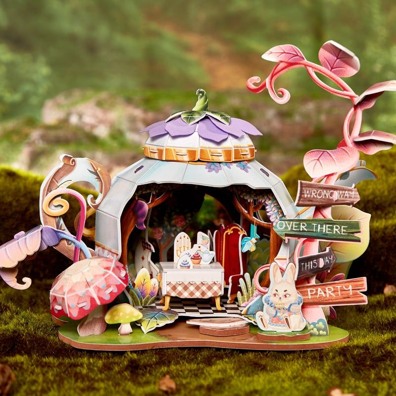  Mô Hình Giấy 3D Lắp Ráp CubicFun Magic Forest Pink Teah (57 mảnh) E1632h - PP017 