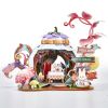 Mô Hình Giấy 3D Lắp Ráp CubicFun Magic Forest Pink Teah (57 mảnh) E1632h - PP017