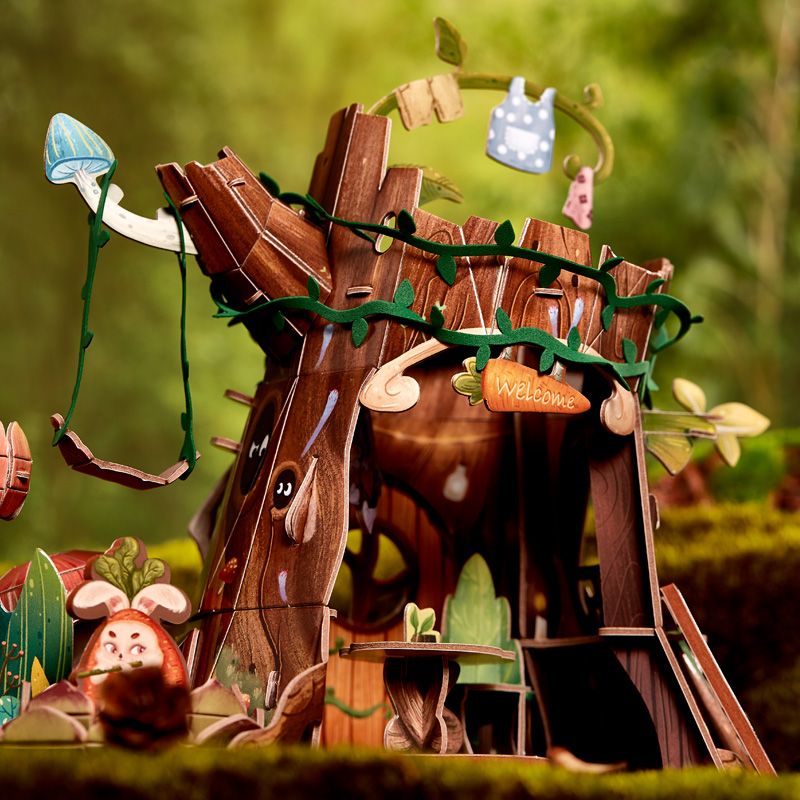  Mô Hình Giấy 3D Lắp Ráp CubicFun Magic Forest Secret Time (57 mảnh) E1633h - PP018 
