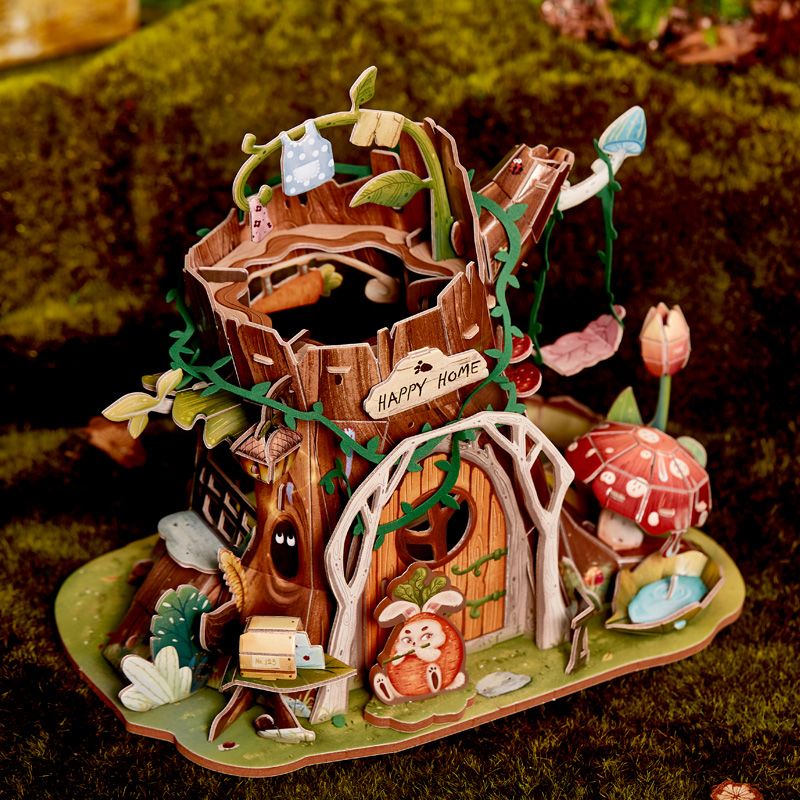  Mô Hình Giấy 3D Lắp Ráp CubicFun Magic Forest Secret Time (57 mảnh) E1633h - PP018 