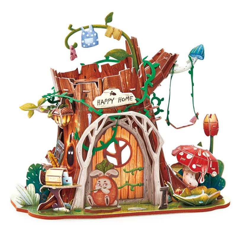  Mô Hình Giấy 3D Lắp Ráp CubicFun Magic Forest Secret Time (57 mảnh) E1633h - PP018 