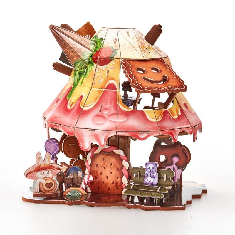  Mô Hình Giấy 3D Lắp Ráp CubicFun Magic Forest Dessert Party (82 mảnh) E1634h - PP016 
