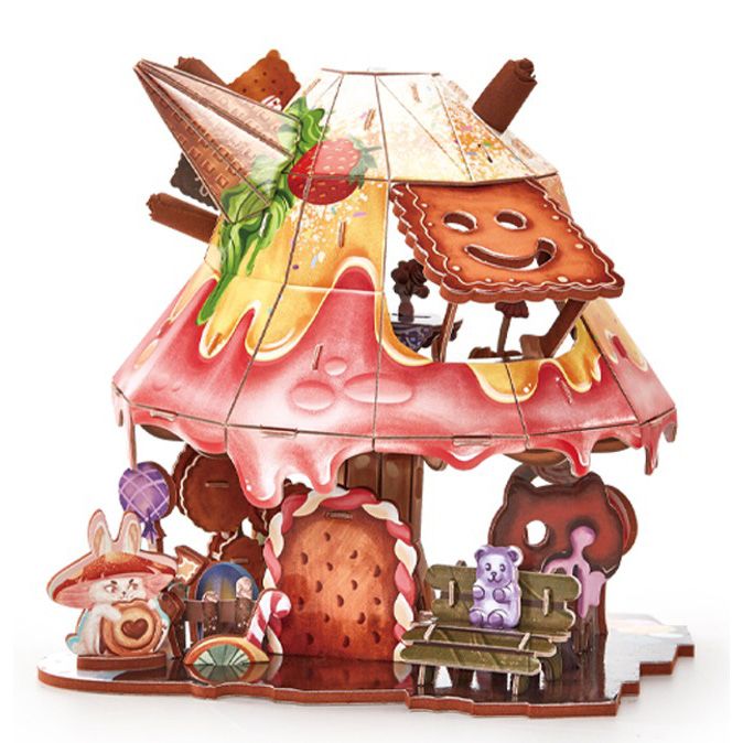  Mô Hình Giấy 3D Lắp Ráp CubicFun Magic Forest Dessert Party E1634h (82 mảnh) - PP016 