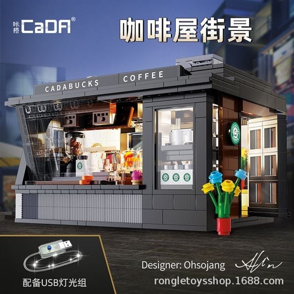  Mô Hình Nhựa 3D Lắp Ráp CaDA Quán Cafe CadaBucks C66005 (768 mảnh) - LG0103 