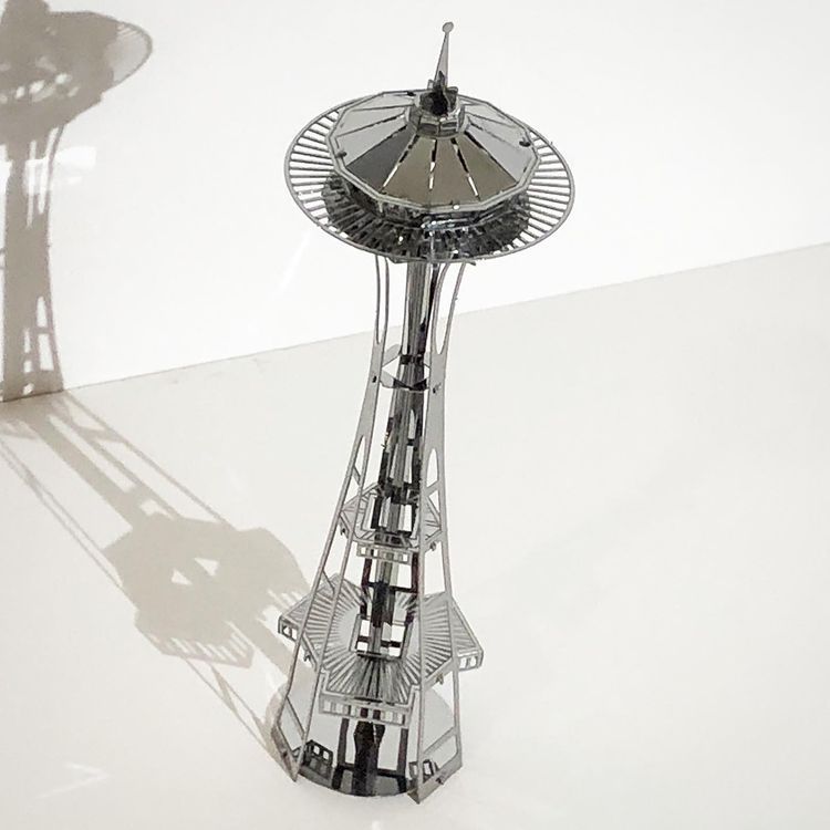  Mô Hình Kim Loại Lắp Ráp 3D Metal Mosaic Toà Tháp Space Needle – MP1012 